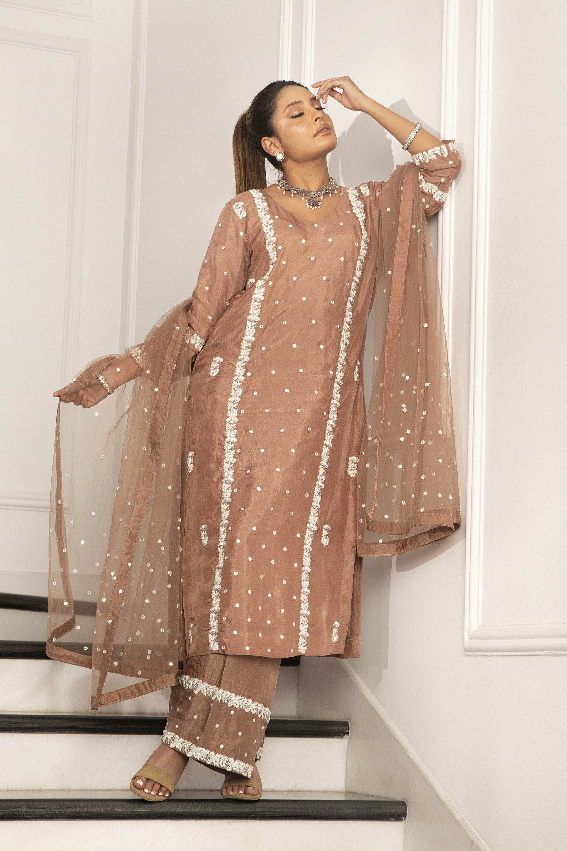 DUA SILK KURTA SET