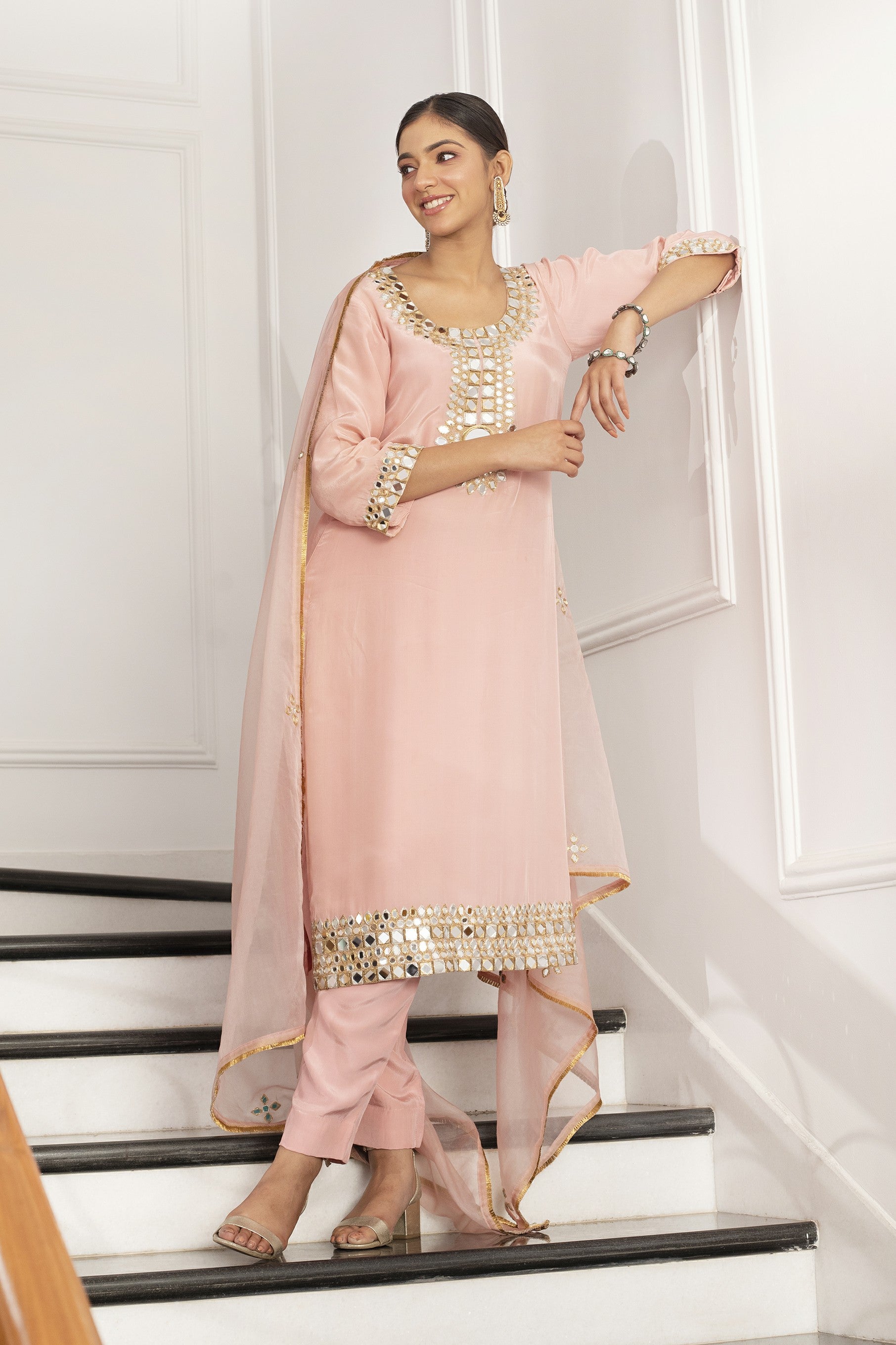 NIMA CREPE KURTA SET