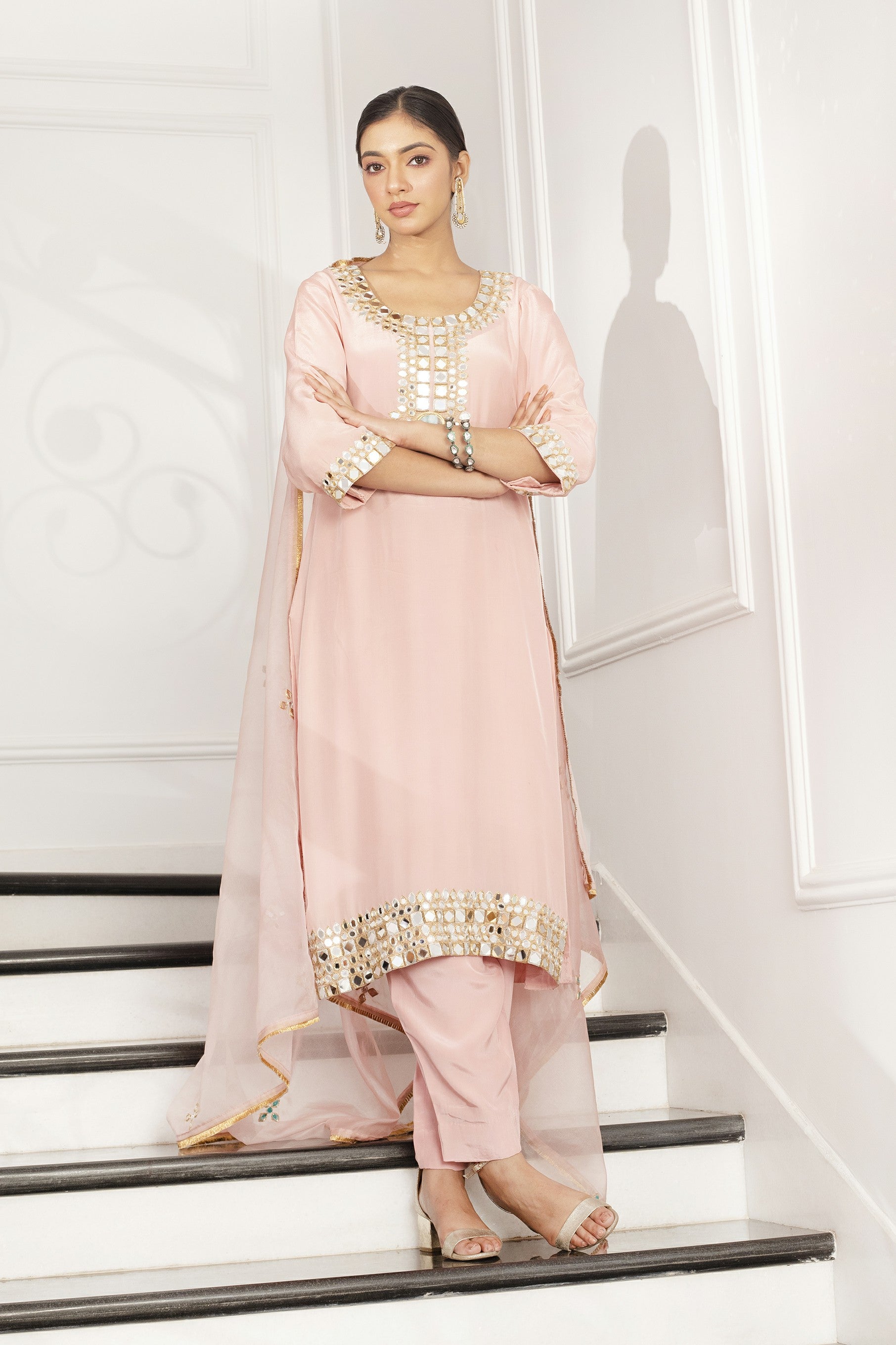 NIMA CREPE KURTA SET