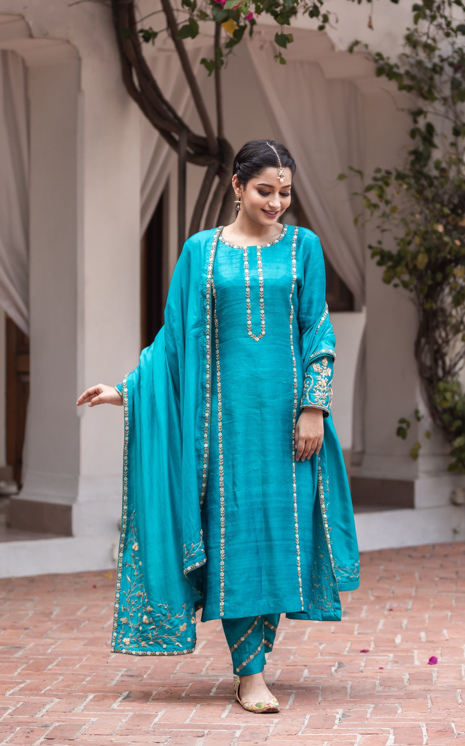 FERIHA SILK KURTA SET