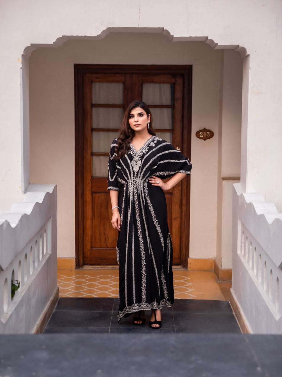 SHANAYA GEORGETTE KAFTAN