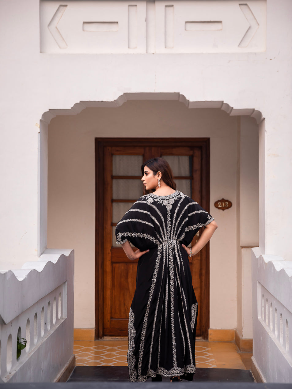 SHANAYA GEORGETTE KAFTAN