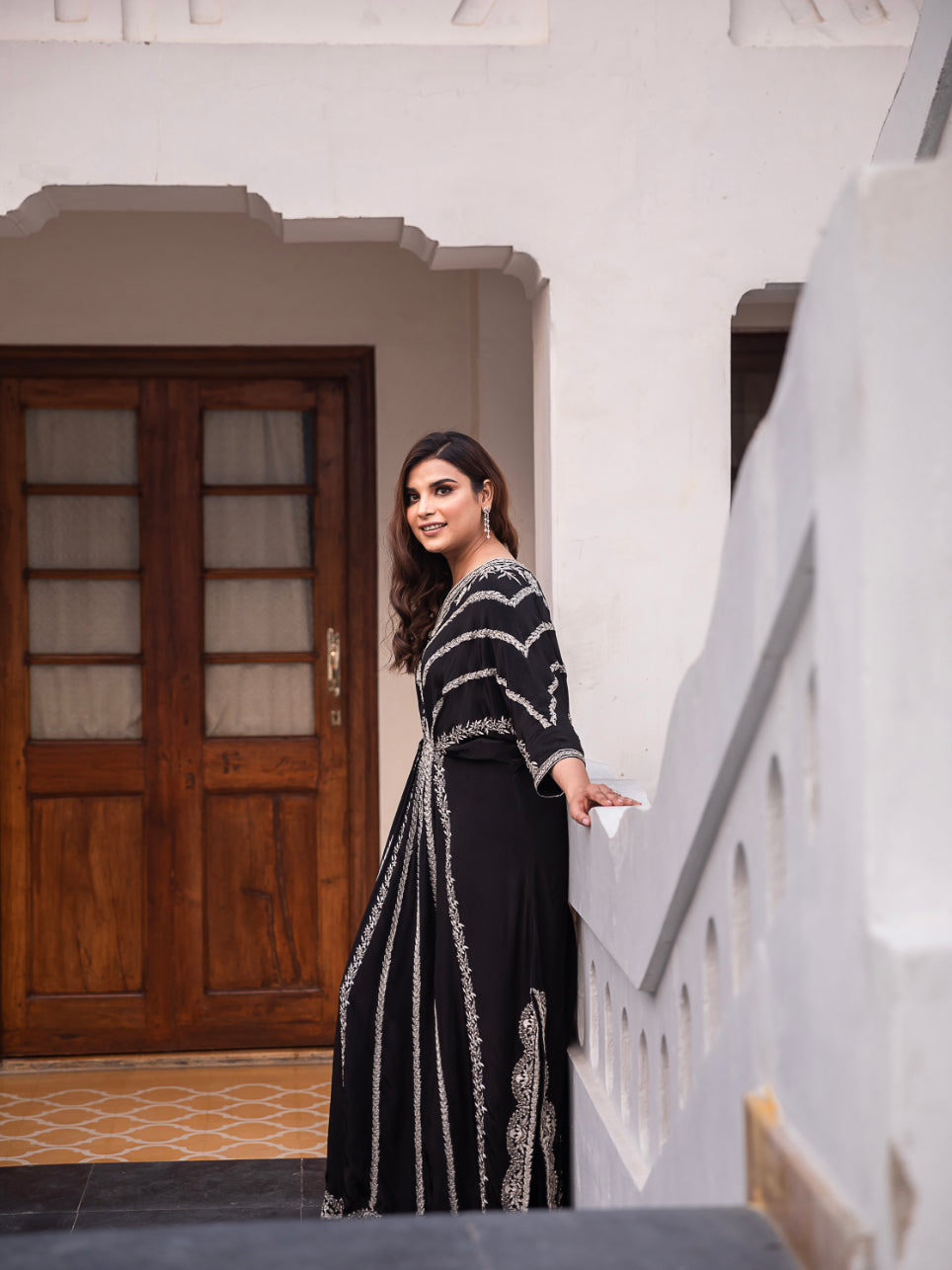 SHANAYA GEORGETTE KAFTAN