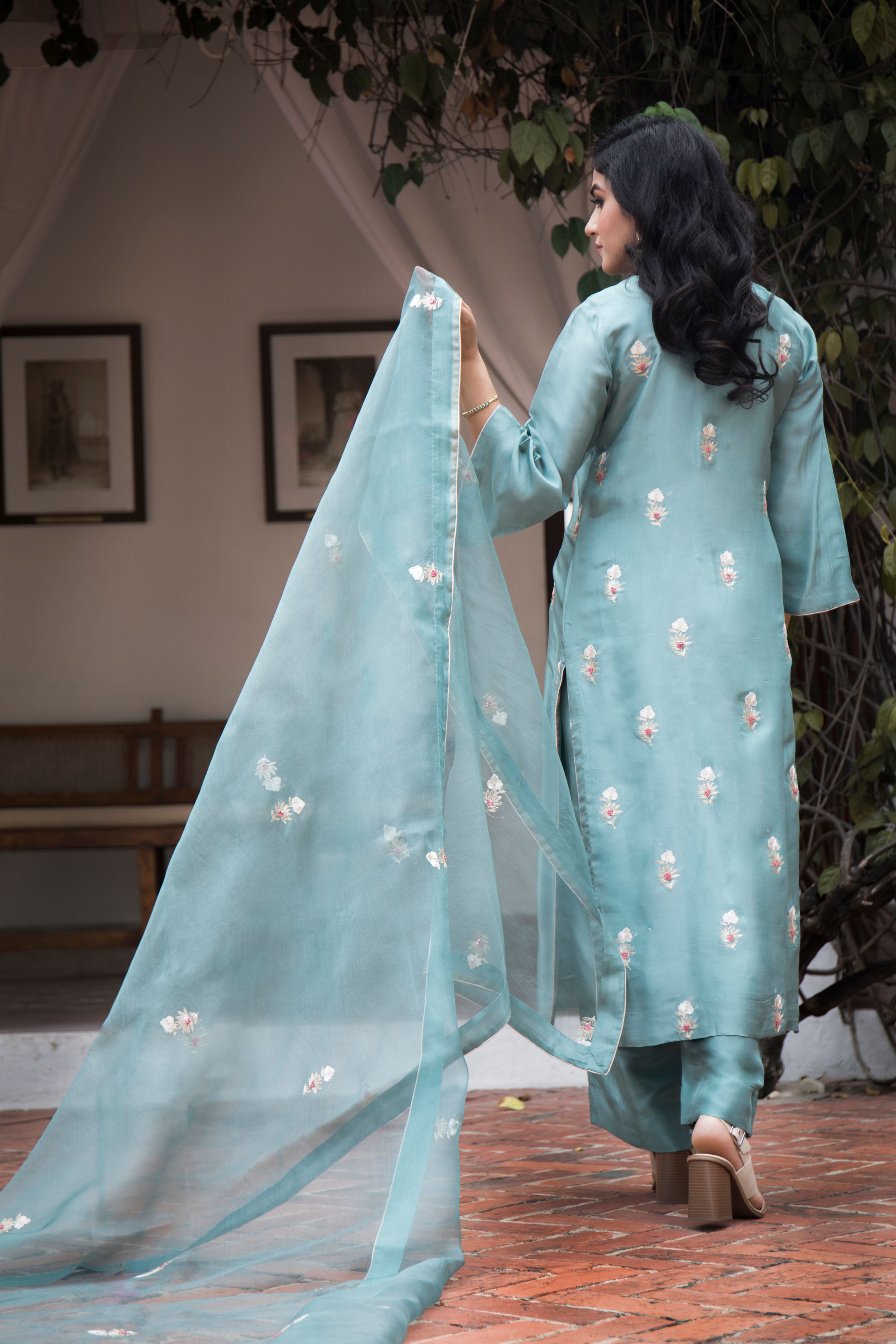 MAIRA SILK KURTA SET