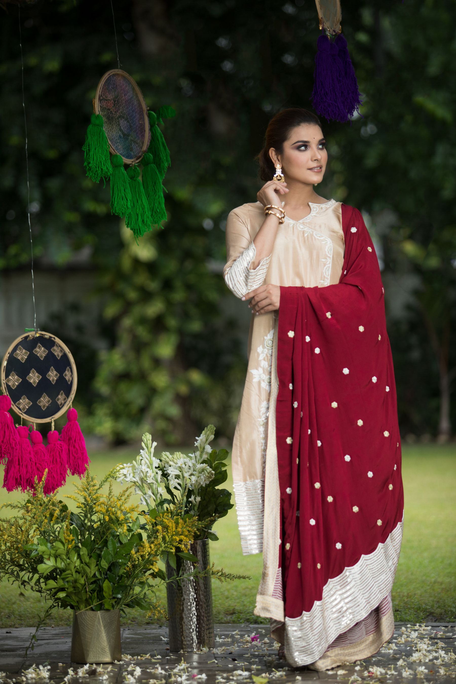 NAISHA SILK KURTA SET