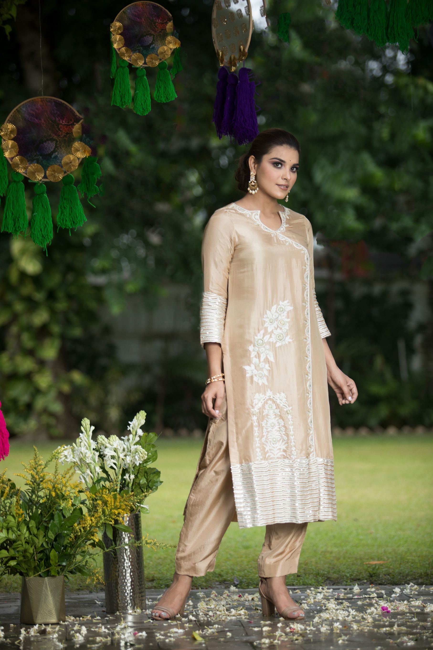 NAISHA SILK KURTA SET